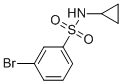 3-Bromo-N-cyclopropylbenzenesulfonamide Structure,876694-43-8Structure