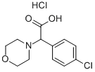 (4-Chloro-phenyl)-morpholin-4-yl-acetic acid hydrochloride Structure,876715-47-8Structure