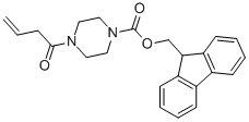 9H-fluoren-9-ylmethyl 4-(3-butenoyl)tetrahydro-1(2h)-pyrazinecarboxylate Structure,876728-43-7Structure