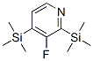 Pyridine, 3-fluoro-2,4-bis(trimethylsilyl)-(9ci) Structure,87674-19-9Structure