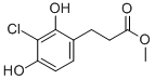 Methyl 3-(3-chloro-2,4-dihydroxyphenyl)propanoate Structure,876746-33-7Structure