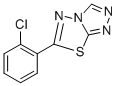 6-(2-Chlorophenyl)[1,2,4]triazolo[3,4-b][1,3,4]thiadiazole Structure,876884-20-7Structure