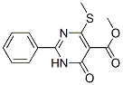 Methyl 4-(methylthio)-6-oxo-2-phenyl-1,6-dihydropyrimidine-5-carboxylate Structure,87693-90-1Structure