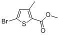 5-Bromo-3-methyl-2-thiophenecarboxylic acid methyl ester Structure,876938-56-6Structure