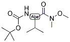 (S)-tert-butyl (1-((methoxymethyl)amino)-4-methyl-1-oxopentan-2-yl)carbamate Structure,87694-50-6Structure