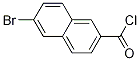 6-Bromo-2-naphthoic acid chloride Structure,87700-60-5Structure