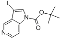 Tert-butyl 3-iodo-1h-pyrrolo[3,2-c]pyridine-1-carboxylate Structure,877060-48-5Structure