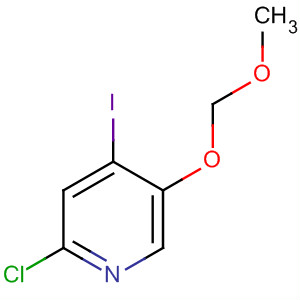 2-Chloro-4-iodo-5-(methoxymethoxy)pyridine Structure,877133-57-8Structure