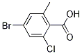 4-Bromo-2-chloro-6-methylbenzoic acid Structure,877149-07-0Structure