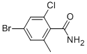 4-Bromo-2-chloro-6-methyl-benzamide Structure,877149-13-8Structure