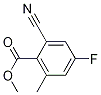 2-Cyano-4-fluoro-6-methyl-benzoic acid methyl ester Structure,877151-43-4Structure