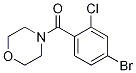 4-Bromo-2-chloro-1-(morpholinocarbonyl)benzene Structure,877383-57-8Structure