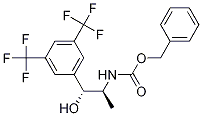 Benzyl (1r,2s)-1-(3,5-bis(trifluoromethyl)phenyl)-1-hydroxypropan-2-ylcarbamate Structure,877384-16-2Structure