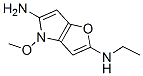 4H-furo[3,2-b]pyrrole-2,5-diamine,n2-ethyl-4-methoxy- Structure,877396-14-0Structure