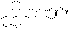 (4S)-3,4-dihydro-4-phenyl-3-[1-[[3-(trifluoromethoxy)phenyl]methyl]-4-piperidinyl]-2(1h)-quinazolinone Structure,877606-63-8Structure