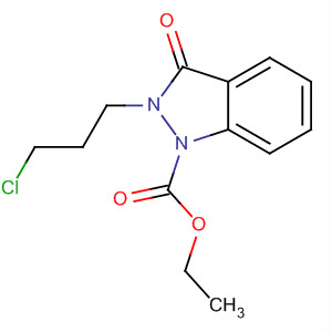 2-(3-Chloro-propyl)-3-oxo-2,3-dihydro-indazole-1-carboxylic acid ethyl ester Structure,877624-07-2Structure