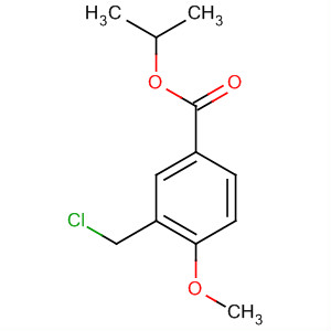 3-Chloromethyl-4-methoxy-benzoic acid isopropyl ester Structure,877627-79-7Structure