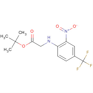 Tert-butyl (2-nitro-4-trifluoromethyl-phenylamino)-acetate Structure,877628-58-5Structure