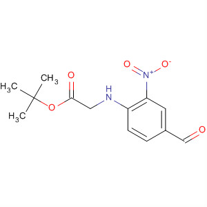 Tert-butyl (4-formyl-2-nitro-phenylamino)-acetate Structure,877628-67-6Structure