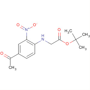 Tert-butyl (4-acetyl-2-nitro-phenylamino)-acetate Structure,877628-70-1Structure