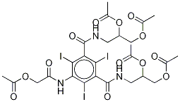 N-desmethyl iomeprol pentaacetate Structure,87785-51-1Structure