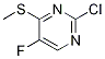 2-Chloro-5-fluoro-4-(methylthio)pyrimidine Structure,87789-51-3Structure