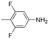 3,5-Difluoro-4-methylaniline Structure,878285-13-3Structure