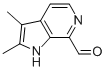 2,3-Dimethyl-1h-pyrrolo[2,3-c]pyridine-7-carbaldehyde Structure,878399-45-2Structure