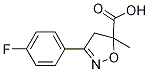 3-(4-Fluorophenyl)-5-methyl-4,5-dihydroisoxazole-5-carboxylic acid Structure,878426-96-1Structure