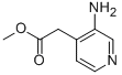 Methyl 2-(3-aminopyridin-4-yl)acetate Structure,878483-88-6Structure