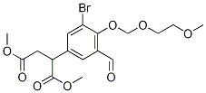 Dimethyl2-(3-bromo-5-formyl-4-((2-methoxyethoxy)methoxy)phenyl)succinate Structure,878673-54-2Structure