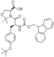 Fmoc-l-tyr(tbu)-l-ser[psi(me,me)pro]-oh Structure,878797-09-2Structure