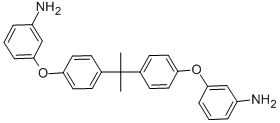 2,2-Bis[4-(3-aminophenoxy)phenyl]propane Structure,87880-61-3Structure