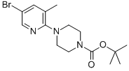 5-Bromo-2-(4-BOC-piperazin-1-yl)-3-methylpyridine Structure,878809-70-2Structure