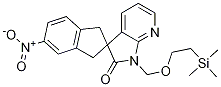 5-Nitro-1-((2-(trimethylsilyl)ethoxy)methyl)-1,3-dihydrospiro[indene-2,3-pyrrolo[2,3-b]pyridin]-2(1h)-one Structure,879132-49-7Structure