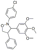 Isoxazolidine,2-(4-chlorophenyl)-4-phenyl-3-(3,4,5-trimethoxyphenyl)- Structure,879224-64-3Structure