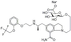 Silodosin beta-d-glucuronide sodium salt Structure,879292-24-7Structure