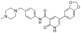 5-(1,3-Benzodioxol-5-yl)-1,2-dihydro-n-[4-[(4-methyl-1-piperazinyl)methyl]phenyl]-2-oxo-3-pyridinecarboxamide Structure,879490-53-6Structure