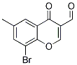 8-Bromo-6-methyl-4-oxo-4h-chromene-3-carbaldehyde Structure,879559-55-4Structure