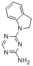 4-(2,3-Dihydro-1h-indol-1-yl)-1,3,5-triazin-2-amine Structure,879615-84-6Structure