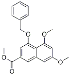 5,7-Dimethoxy-4-(phenylmethoxy)-2-naphthalenecarboxylic acid methyl ester Structure,879885-56-0Structure