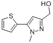 (1-Methyl-5-thien-2-yl-1H-pyrazol-3-yl)methanol Structure,879896-47-6Structure