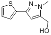 (1-Methyl-3-thien-2-yl-1H-pyrazol-5-yl)methanol Structure,879896-49-8Structure