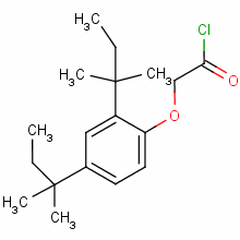 [2,4-Bis(1,1-dimethylpropyl)phenoxy]-acetyl chloride Structure,88-34-6Structure