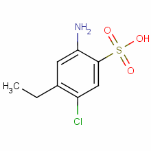 6-Chloro-3-aminoethylbenzene-4-sulfonic acid Structure,88-56-2Structure