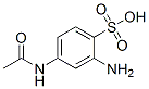 4-Acetamido-2-aminobenzenesulfonic acid Structure,88-64-2Structure