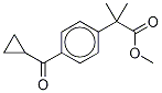 4-(Cyclopropylcarbonyl)-alpha,alpha-dimethylbenzeneacetic acid methyl ester Structure,880088-78-8Structure