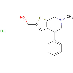 4,5,6,7-Tetrahydro-6-methyl-4-phenylthieno[2,3-c]pyridin-2-methanol hcl Structure,88013-61-0Structure