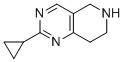 Pyrido[4,3-d]pyrimidine,2-cyclopropyl-5,6,7,8-tetrahydro- Structure,880361-75-1Structure