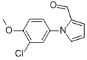 1-(3-Chloro-4-methoxyphenyl)-1h-pyrrole-2-carbaldehyde Structure,881041-28-7Structure